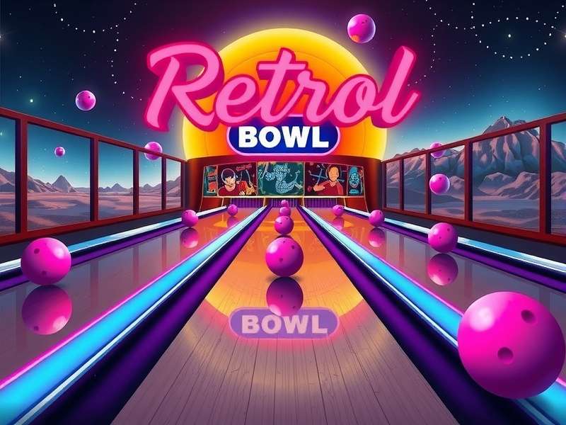Retro Bowl gameplay screenshot on PC screen
