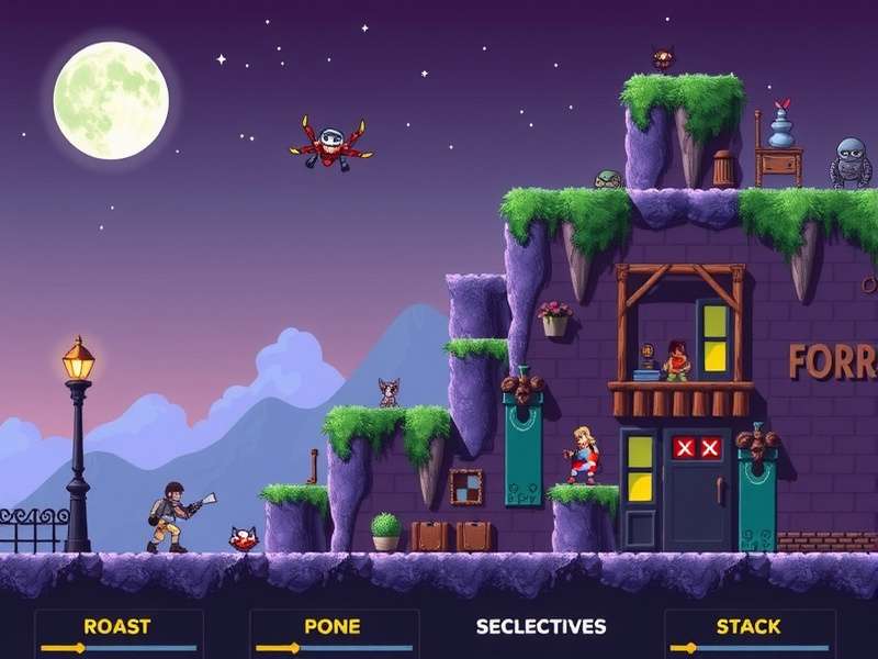 A person playing a retro-style football game on a laptop in a casual setting