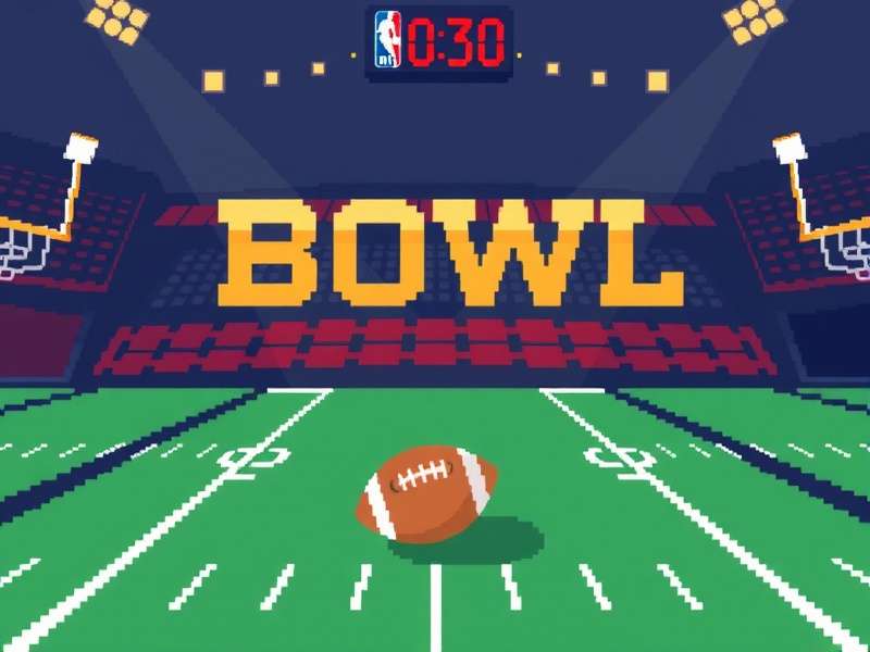 Retro Bowl College Unblocked gameplay screenshot showing college football action