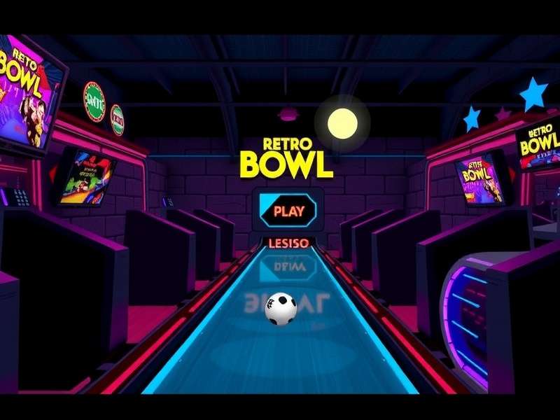 Retro Bowl gameplay screenshot showing a touchdown play