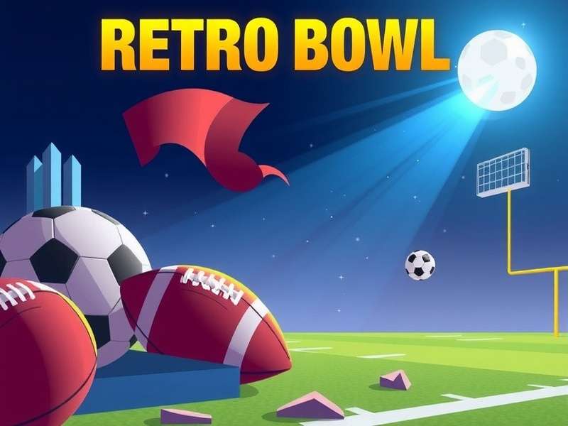 Retro Bowl Game screenshot showing gameplay