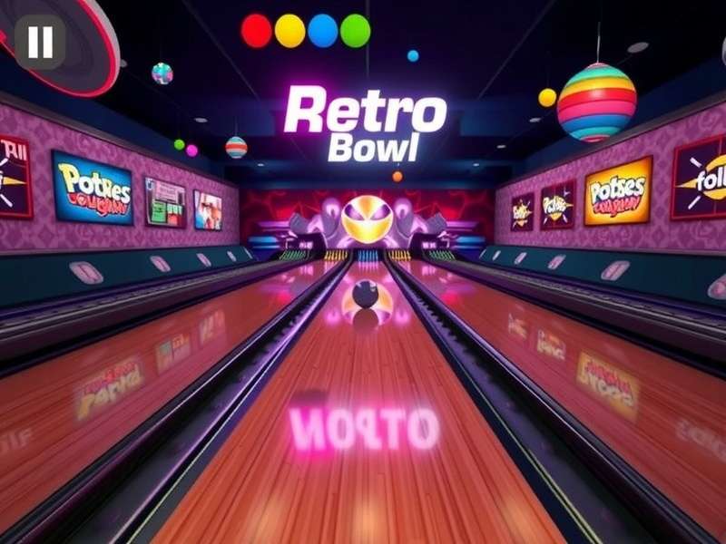 Retro Bowl Modded gameplay screenshot showing enhanced graphics and UI