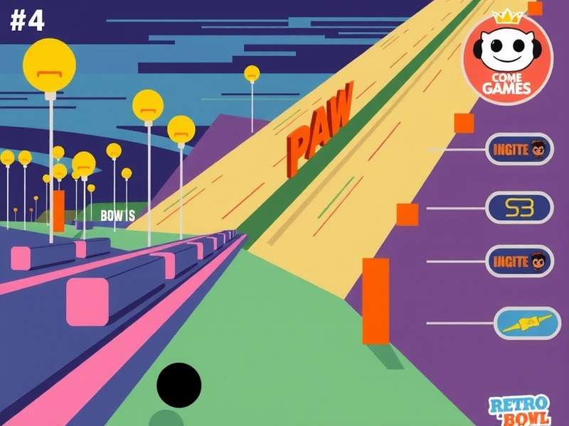 Retro Bowl gameplay screenshot showing pixelated football action