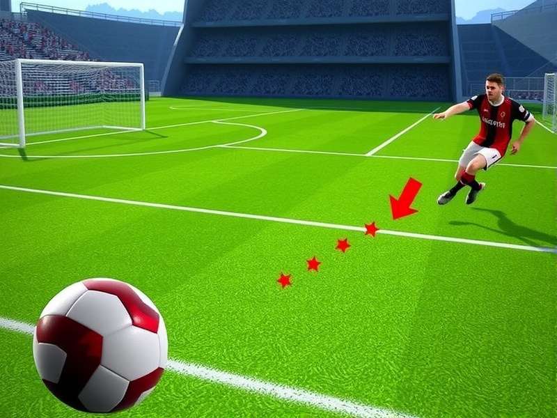 Retro Bowl gameplay screenshot showing an 8-bit football field with players