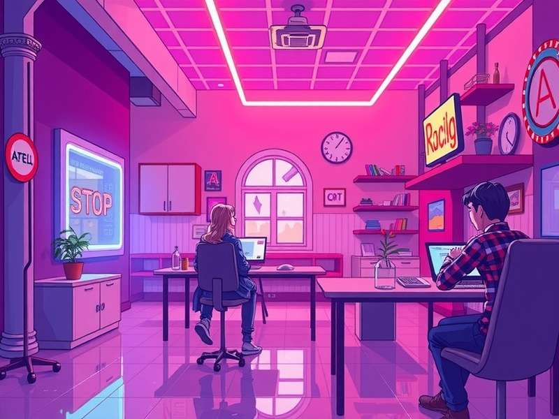 Dynamic football game scene with players in action