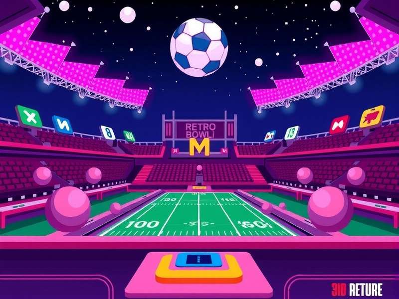 Retro Bowl Unblocked WTF Gameplay Screenshot - Enhanced graphics and interface