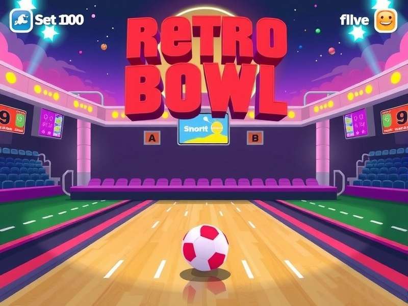 Retro Bowl unblocked gameplay screenshot showing football action