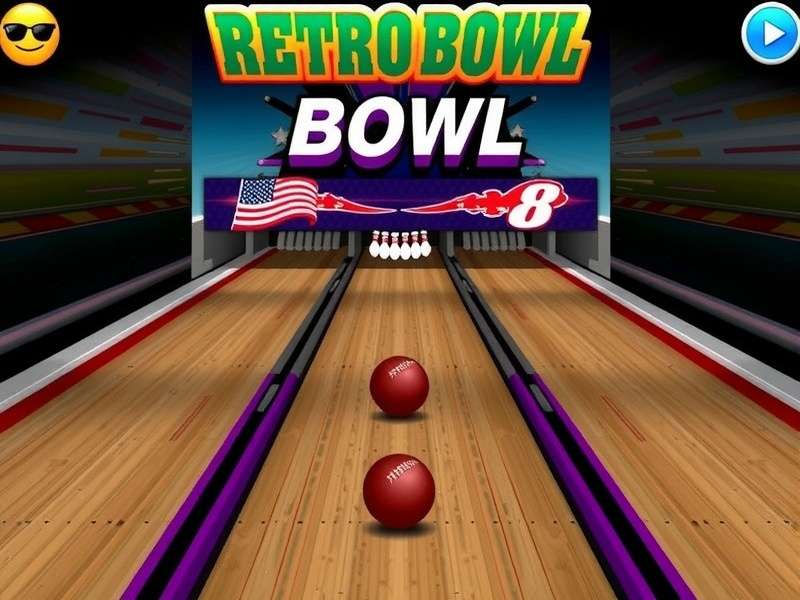 Retro Bowl Game Download – retro football action on a glowing field with pixel-art style