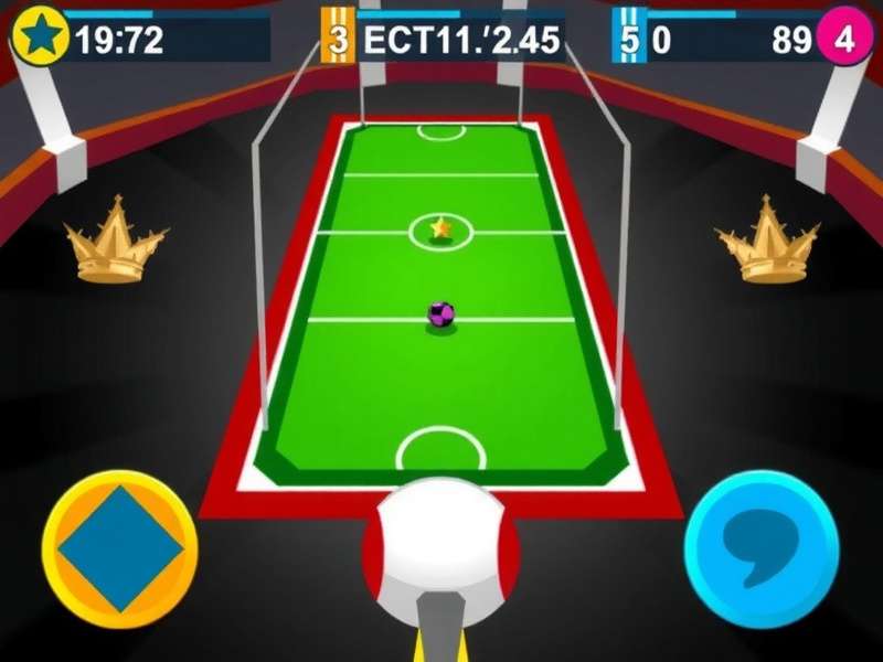 Retro Bowl Game App pixel art football field view