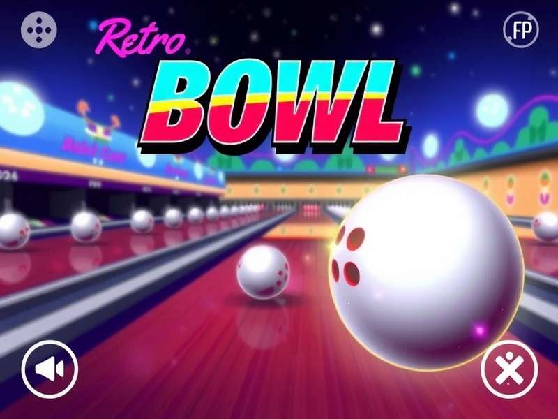 Retro Bowl game running on a Windows 10 laptop with vibrant retro pixel art field