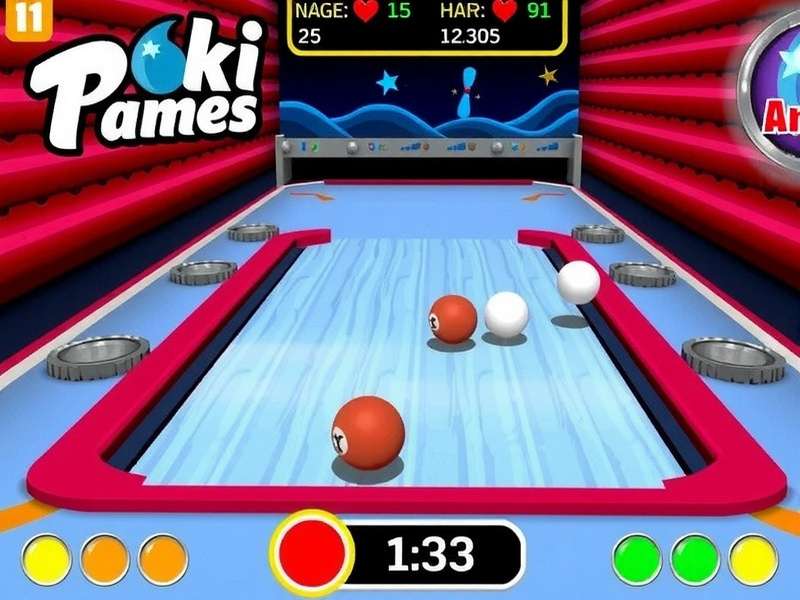 Retro Bowl Games Poki – pixel football field with retro stadium atmosphere